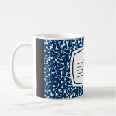 Schreibheft Kaffeetasse (Links)