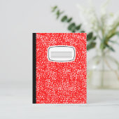 Schreibheft Postkarte (Stehend Vorderseite)