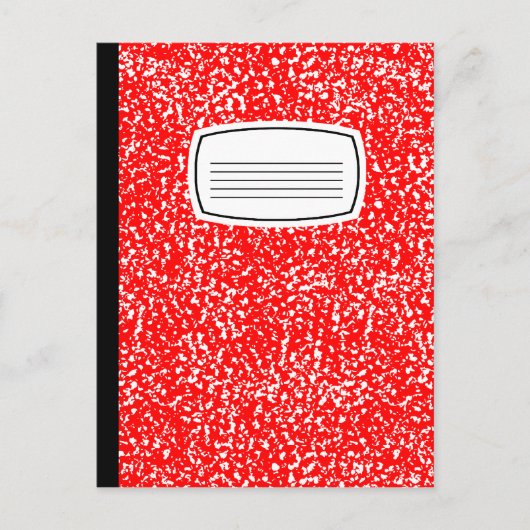 Schreibheft Postkarte (Vorderseite)