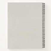 Schreibheft 'Words in Progress' Minimalistisches S Notizblock (Rückseite)