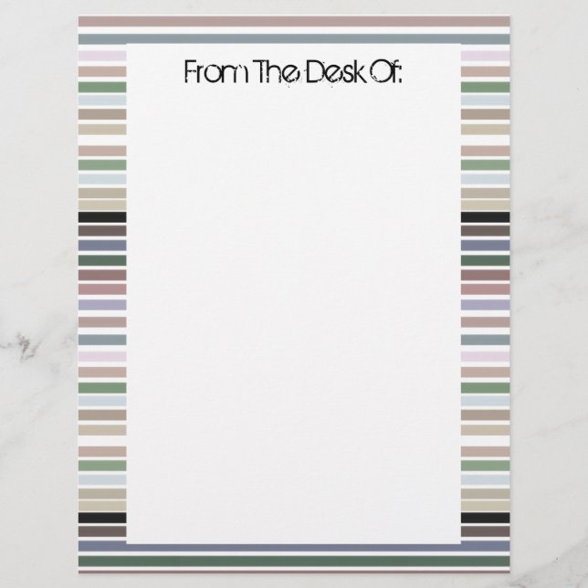 Schreibkopf mit Streifen (Vorderseite)