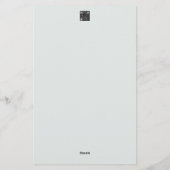 Schreibkunst Briefpapier (Rückseite)