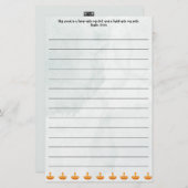 Schreibkunst Briefpapier (Vorne/Hinten)