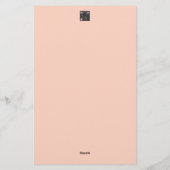 Schreibkunst Briefpapier (Rückseite)