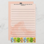 Schreibkunst Briefpapier (Vorne/Hinten)