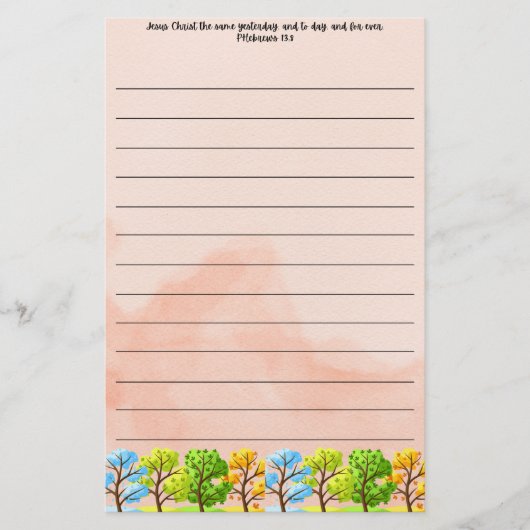 Schreibkunst Briefpapier (Vorderseite)