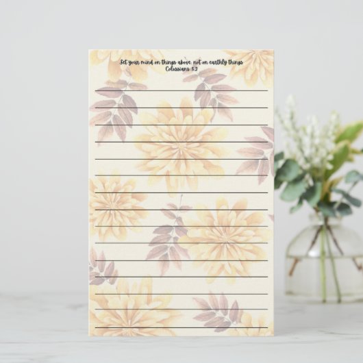 Schreibkunst Briefpapier (Stehend Vorderseite)