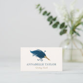 Schreiblehrer Visitenkarte (Stehend Vorderseite)