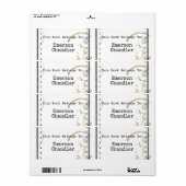 Schreibmaschine Art Coffestain Editable Buchzeiche (Vorne)