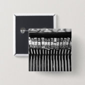 Schreibmaschine Button (Vorne & Hinten)