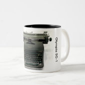 Schreibmaschine der Olympia SG-1 Zweifarbige Tasse (VorderseiteRechts)