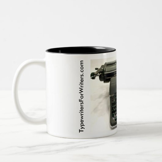 Schreibmaschine der Olympia SG-1 Zweifarbige Tasse (Links)