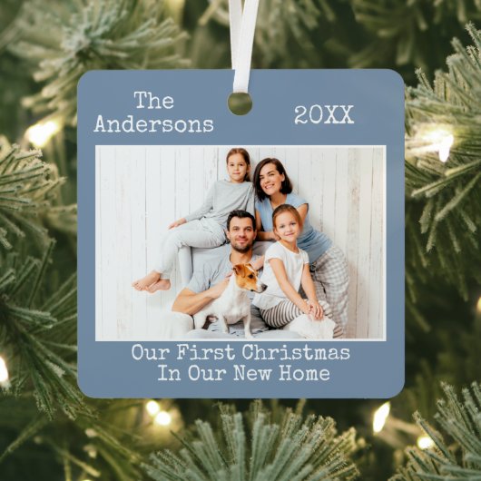 Schreibmaschine Erste Weihnachtsfeier New Zuhause Ornament Aus Metall (InSitu)