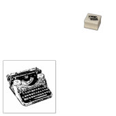 Schreibmaschine Gummistempel (Stempel)