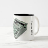 Schreibmaschine Hermess 3000 - 1964 Zweifarbige Tasse (VorderseiteRechts)