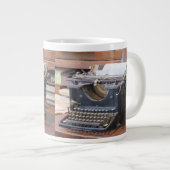 Schreibmaschine Jumbo-Tasse (Vorderseite Rechts)