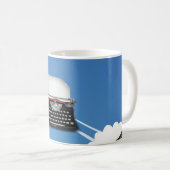 Schreibmaschine Kaffeetasse (VorderseiteRechts)