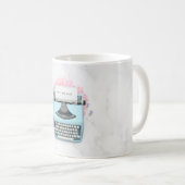 Schreibmaschine Kaffeetasse (VorderseiteRechts)