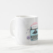 Schreibmaschine Kaffeetasse (Vorderseite Links)