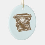 Schreibmaschine Keramik Ornament (Rechts)