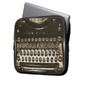 Schreibmaschine Laptopschutzhülle (Vorderseite Links)