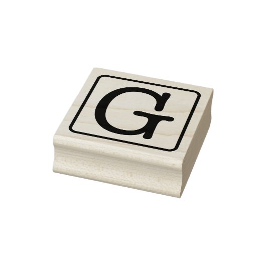 Schreibmaschine Letter G Rubber-Briefmarke Gummistempel (Stempel)