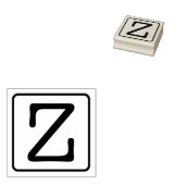 Schreibmaschine Letter Z Rubber-Briefmarke Gummistempel (Stempel)