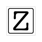 Schreibmaschine Letter Z Rubber-Briefmarke Gummistempel (Prägung)