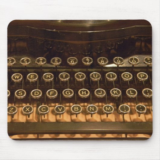 Schreibmaschine Mousepad (Vorne)