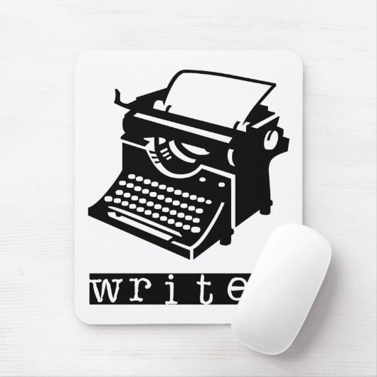 Schreibmaschine Mousepad (Mit Mouse)