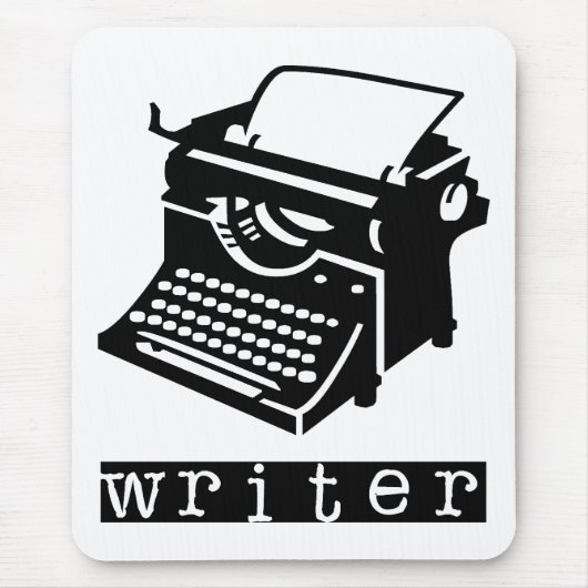 Schreibmaschine Mousepad (Vorne)