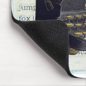 Schreibmaschine Mousepad (Ecke)