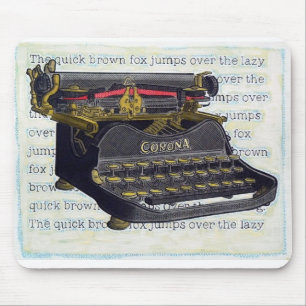 Schreibmaschine Mousepad