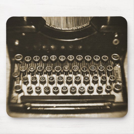 Schreibmaschine Mousepad (Vorne)
