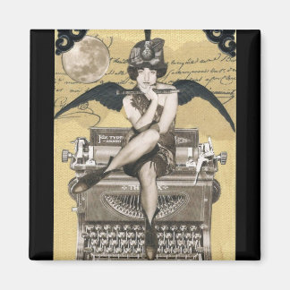 Schreibmaschine Muse Magnet