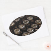 Schreibmaschine Ovaler Aufkleber (Umschlag)