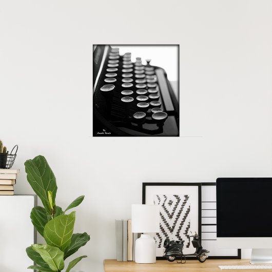 Schreibmaschine Poster (Heimbüro)