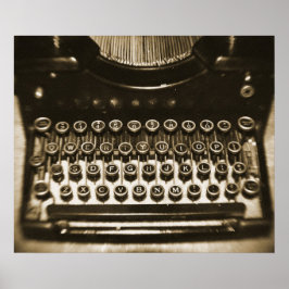 Schreibmaschine Poster