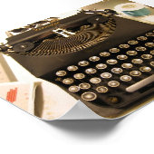 Schreibmaschine Poster (Ecke)