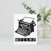 Schreibmaschine Postkarte (Stehend Vorderseite)