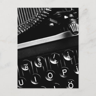 Schreibmaschine Postkarte
