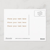 Schreibmaschine Postkarte (Rückseite)