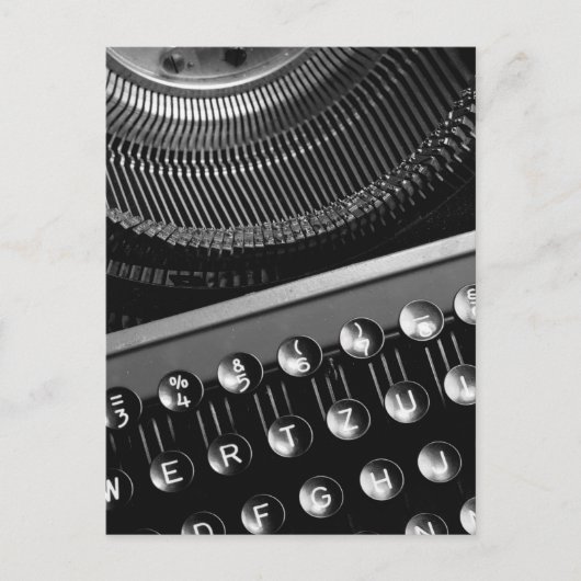 Schreibmaschine Postkarte (Vorderseite)
