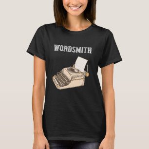 Schreibmaschine Reading Writing Novel Book Wordsmi T-Shirt