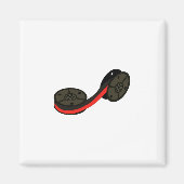 Schreibmaschine Ribbon Magnet (Vorne)