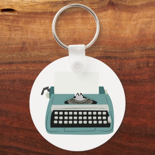 Schreibmaschine Schlüsselanhänger (Vorderseite)