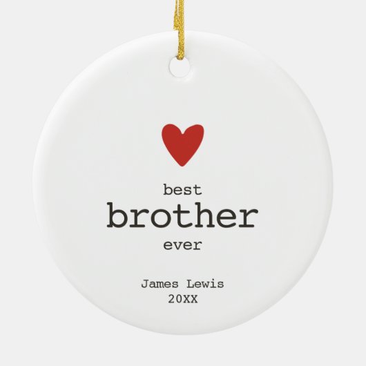 Schreibmaschine Schriftart Personalisiert Bester B Keramik Ornament (Hinten)