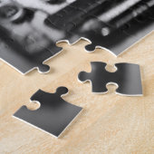 Schreibmaschine Schwarz/Weiß Puzzle (Seite)