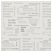 Schreibmaschine simsen stoff (Nahaufnahme)