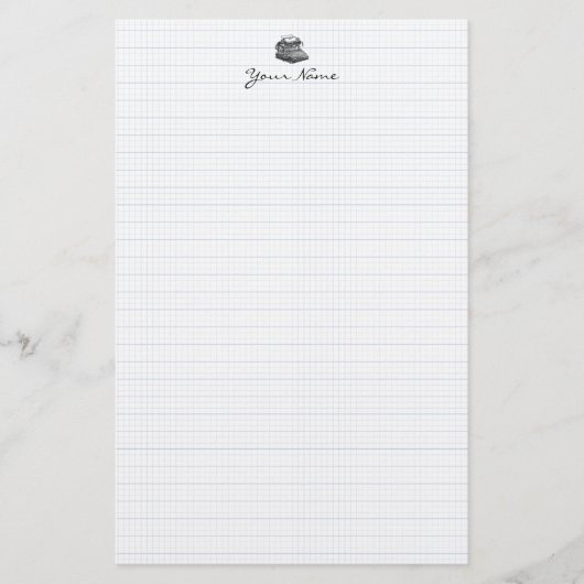 Schreibmaschine Smith-Premier-Nr. 2 Briefpapier (Vorderseite)